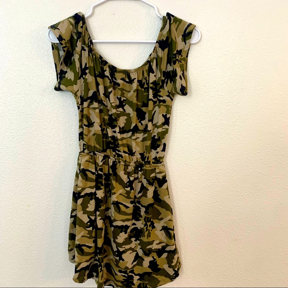 Girls Romper Camo